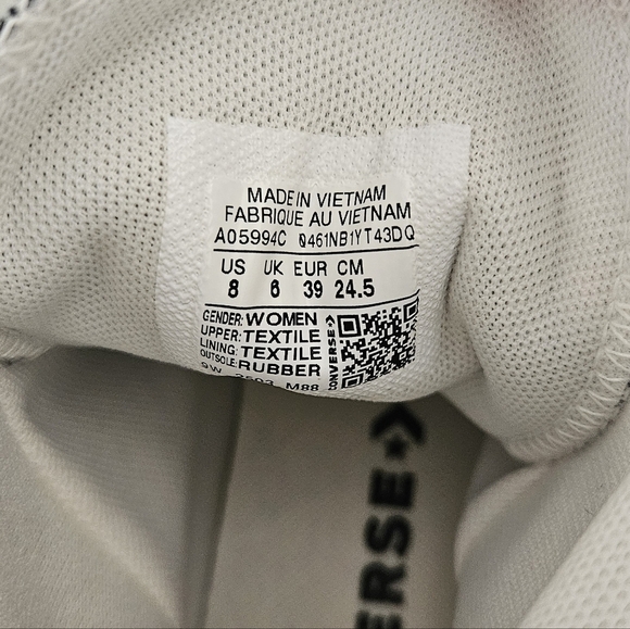 NWOT Converse Chuck Taylor All Star Move Butterfly Hi-Tops - Picture 8 of 8